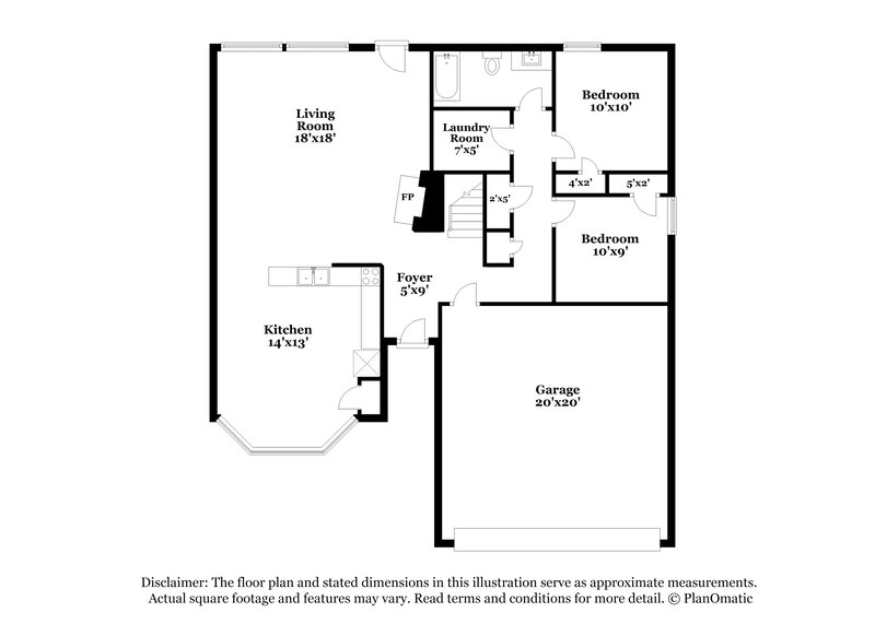 2,185/Mo, 2607 Mountainview Dr Corinth, TX 76210 Floor Plan View