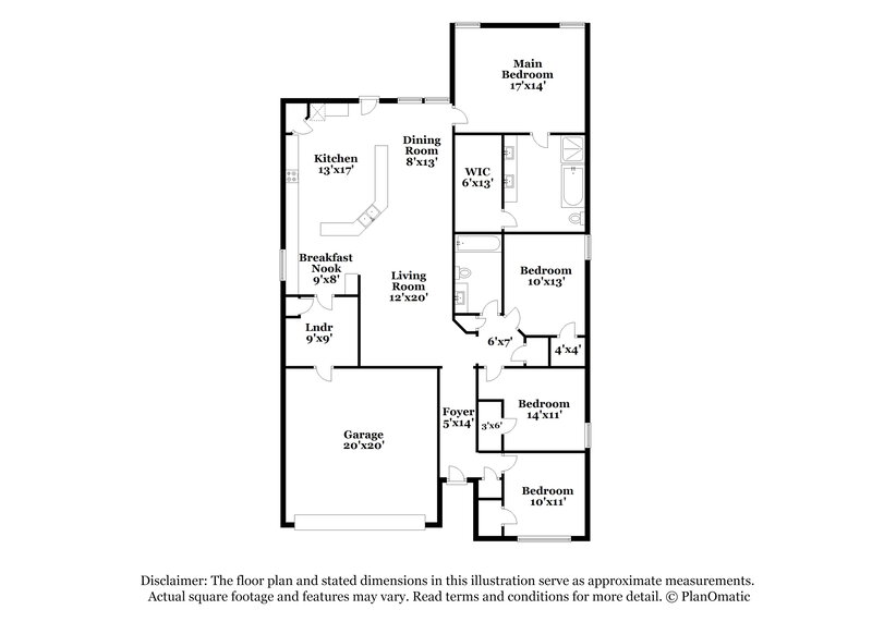 2,325/Mo, 4520 Rockmill Trl Fort Worth, TX 76179 Floor Plan View