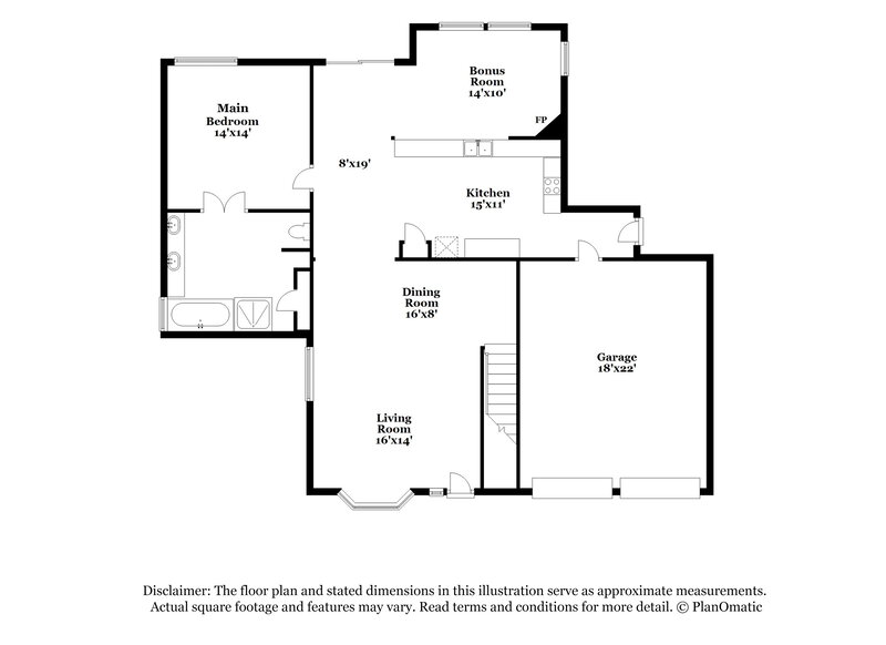 2,840/Mo, 3937 Silver Meadow Ln Grand Prairie, TX 75052 Floor Plan View 2