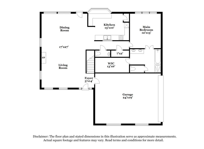 2,095/Mo, 101 E Forestwood Dr Forney, TX 75126 Floor Plan View