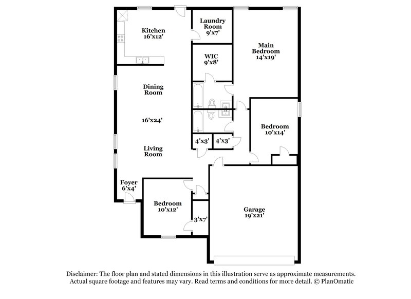 1,795/Mo, 1016 Fort Apache Dr Haslet, TX 76052 Floor Plan View