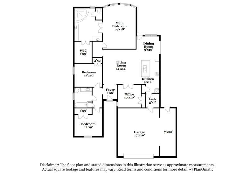 2,310/Mo, 545 Foxcraft Dr Fort Worth, TX 76131 Floor Plan View
