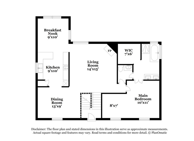 4,410/Mo, 1113 Brewer Dr Cedar Hill, TX 75104 Floor Plan View 2