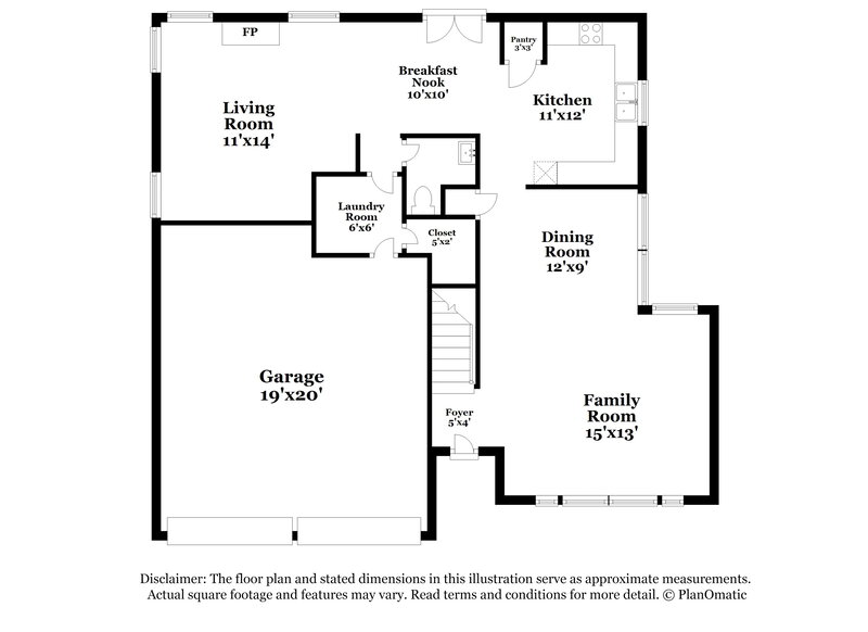 2,325/Mo, 4612 Greenwich Dr Grand Prairie, TX 75052 Floor Plan View