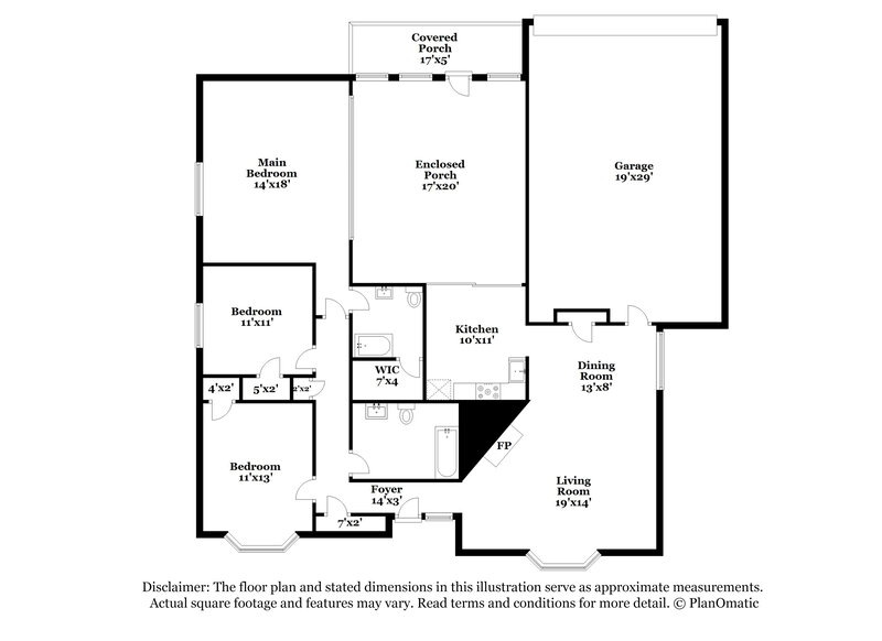1,895/Mo, 2916 Independence Dr Mesquite, TX 75150 Floor Plan View