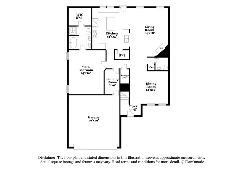2,235/Mo, 937 Stone Chapel Way Fort Worth, TX 76179 Floor Plan View