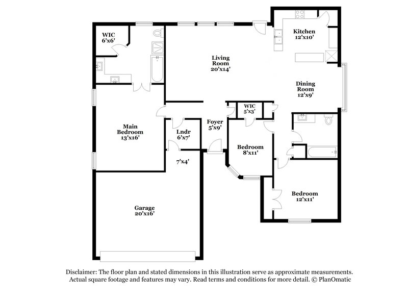 2,115/Mo, 4002 Oakwood Cir Aubrey, TX 76227 Floor Plan View