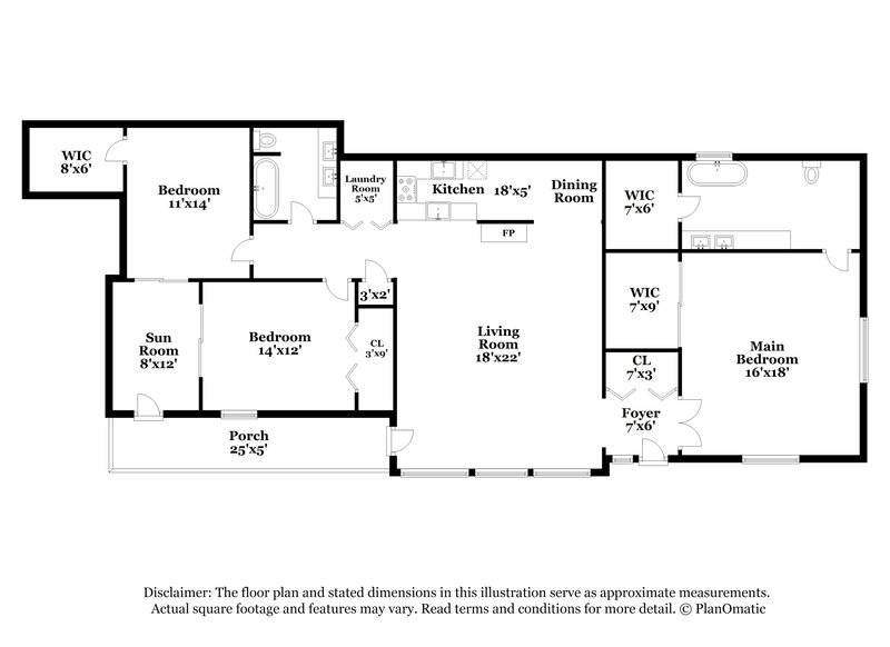 2,605/Mo, 2104 Winter Sunday Way Arlington, TX 76012 Floor Plan View