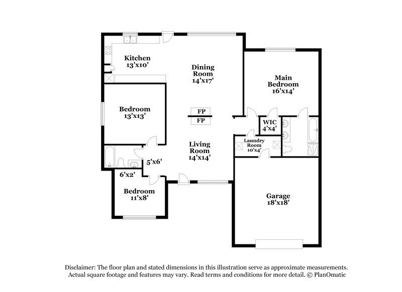 2,005/Mo, 1401 Buckingham Dr Forney, TX 75126 Floor Plan View