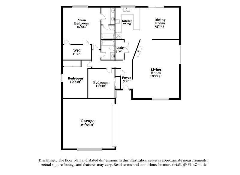 2,305/Mo, 6707 Greenspring Dr Arlington, TX 76016 Floor Plan View