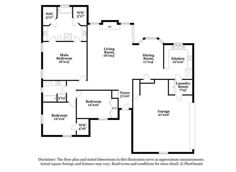 2,390/Mo, 4201 Woodhill Dr # A1 Arlington, TX 76016 Floor Plan View