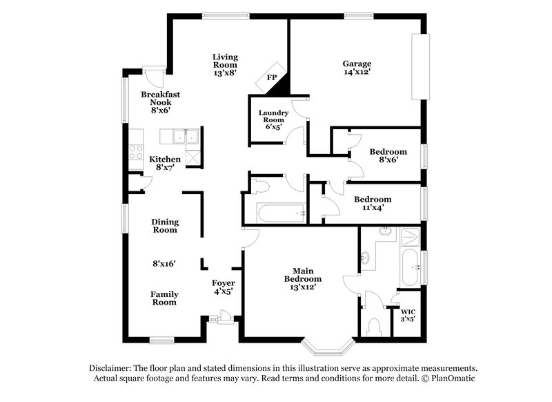 2,575/Mo, 131 Annette St Lancaster, TX 75146 Floor Plan View