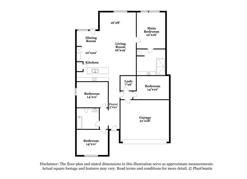 2,335/Mo, 3012 Dexter Ct Forney, TX 75126 Floor Plan View