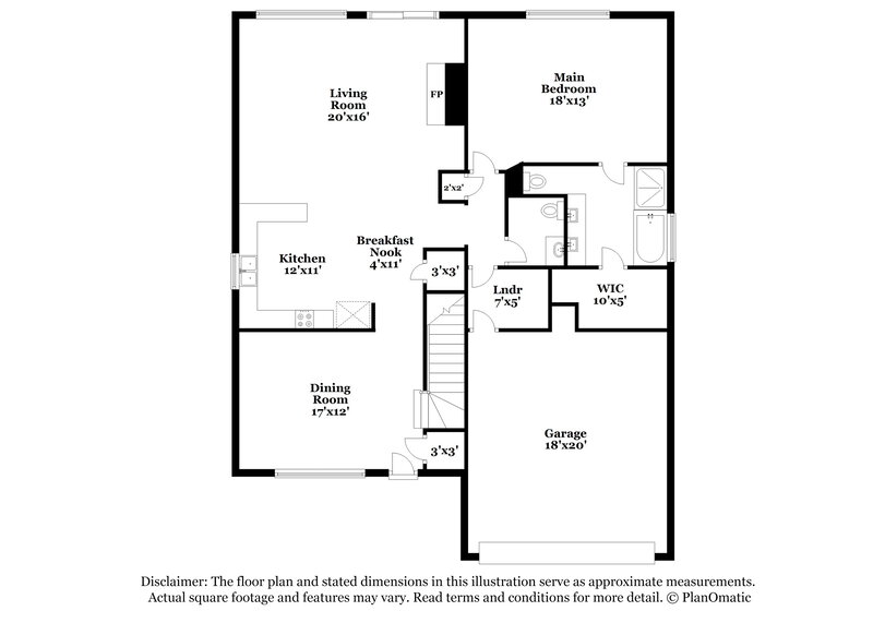 2,630/Mo, 12521 Viewpoint Ln Burleson, TX 76028 Floor Plan View