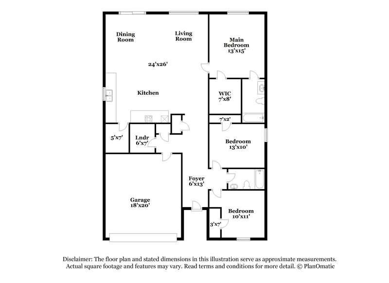 2,185/Mo, 5304 Stone Meadow Ln Fort Worth, TX 76179 Floor Plan View