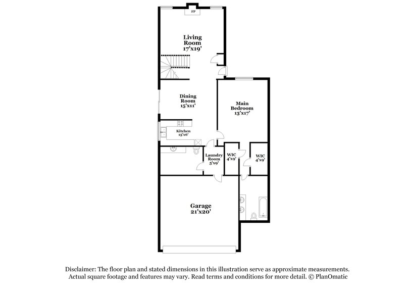 1,975/Mo, 1115 Hemlock Ct Desoto, TX 75115 Floor Plan View