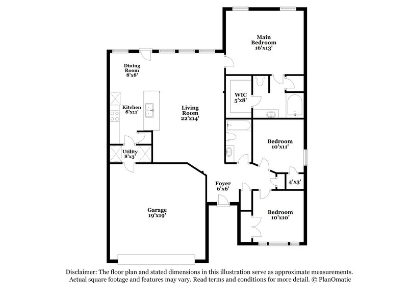 1,980/Mo, 1520 Audrey Dr Royse City, TX 75189 Floor Plan View