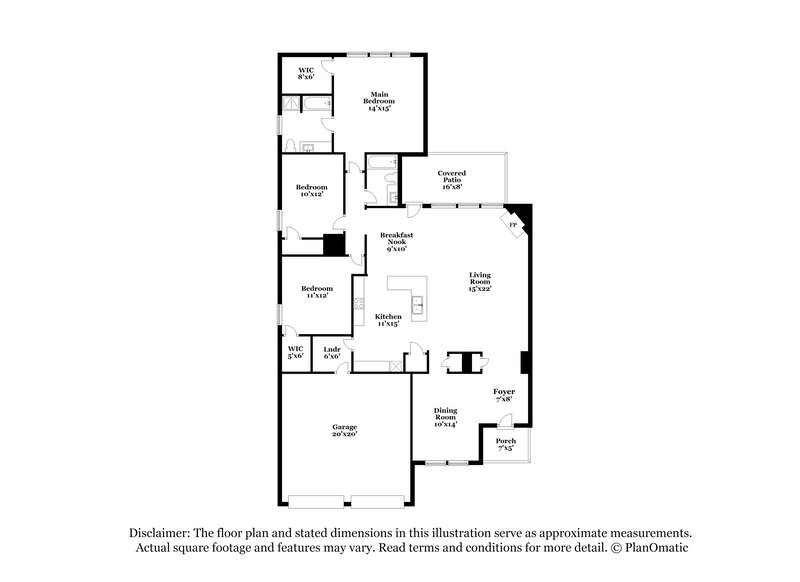 2,210/Mo, 1118 Partridge Dr Aubrey, TX 76227 Floor Plan View