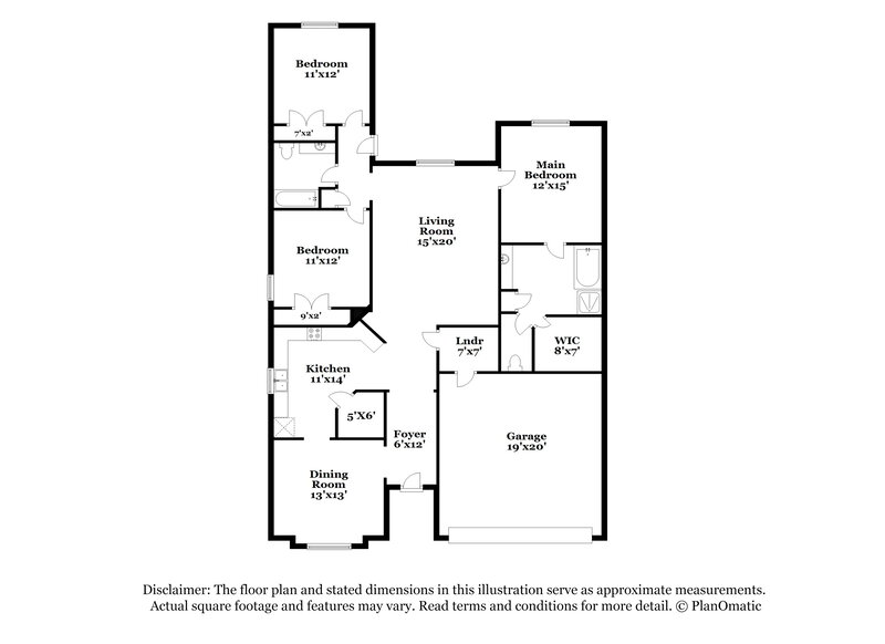 2,040/Mo, 1533 Conley Ln Crowley, TX 76036 Floor Plan View