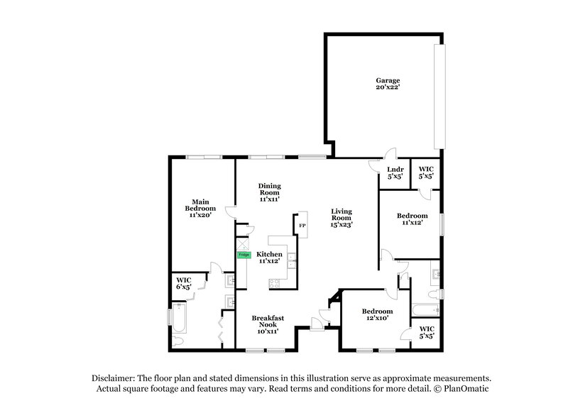 2,150/Mo, 6503 Rockland Dr Arlington, TX 76016 Floor Plan View