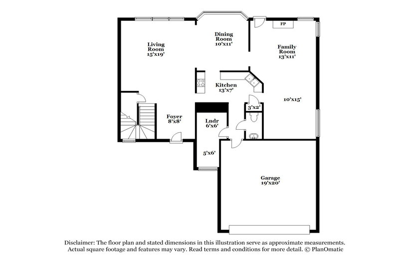 2,585/Mo, 8117 Cloverglen Ln Fort Worth, TX 76123 Floor Plan View
