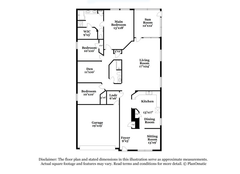 2,150/Mo, 709 Fireberry Dr Fate, TX 75087 Floorplan View