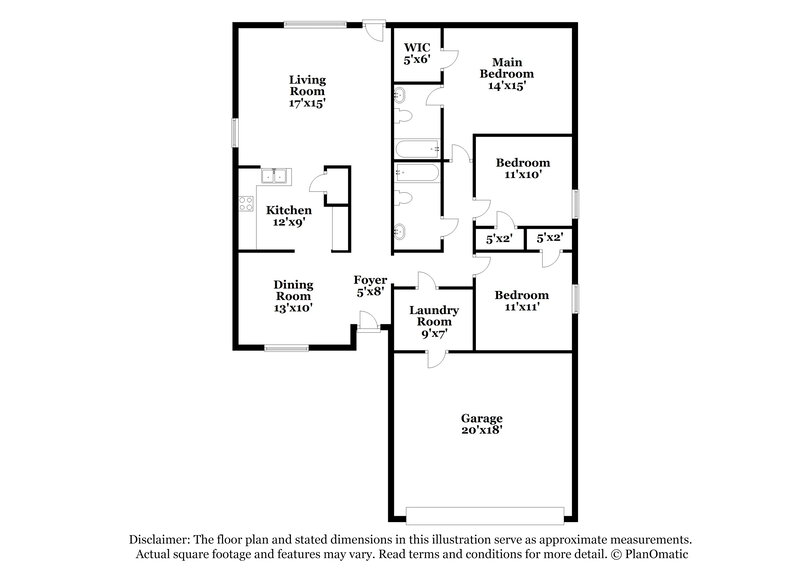 2,270/Mo, 16128 Windsong Ct Fort Worth, TX 76247 Floor Plan View