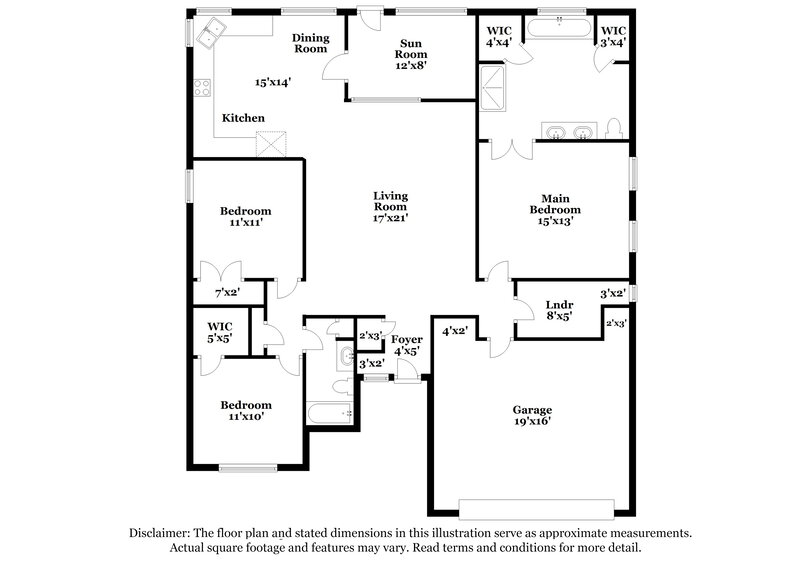 2,235/Mo, 1007 Winepress Rd Burleson, TX 76028 Floor Plan View