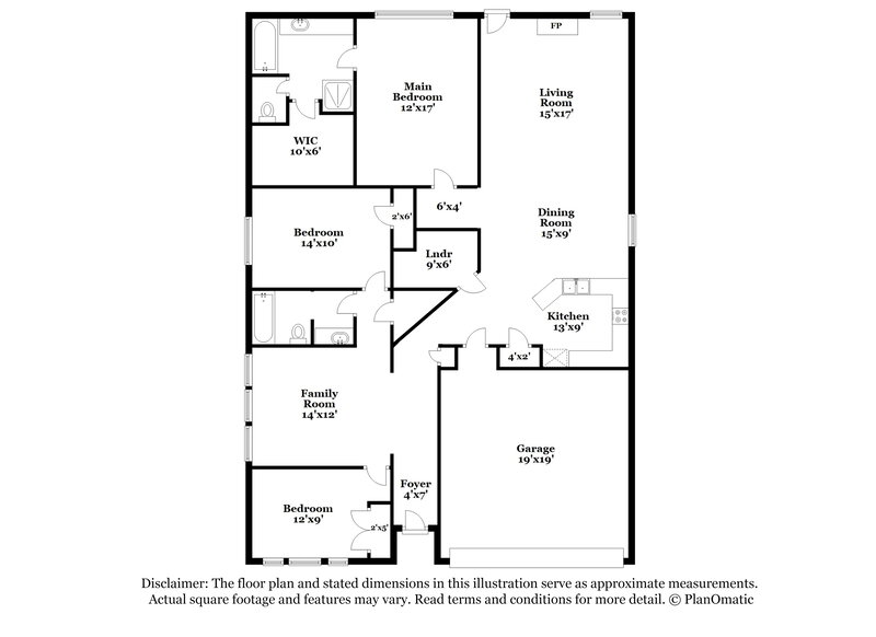 2,175/Mo, 236 Starlight Dr Forney, TX 75126 Floor Plan View