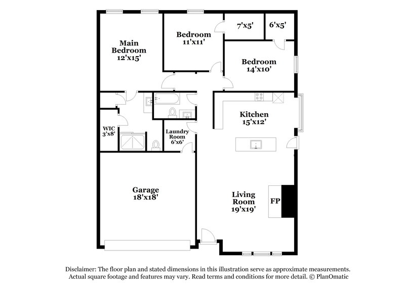 2,215/Mo, 1209 Mallard Run Midlothian, TX 76065 Floor Plan View