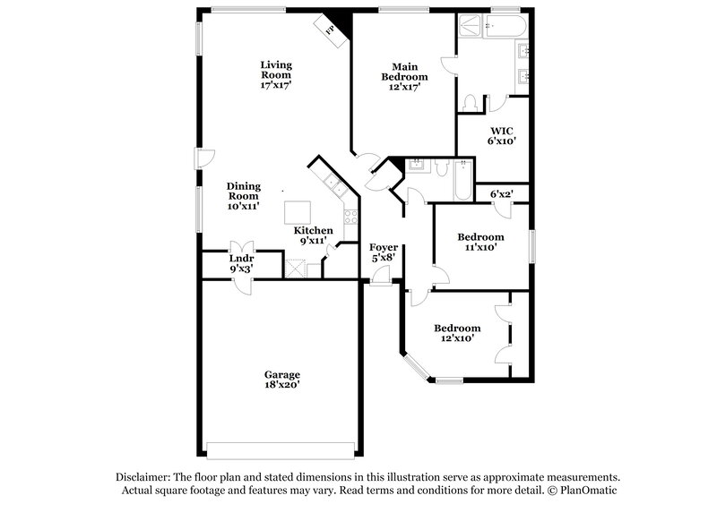 2,225/Mo, 808 Thorton Dr Cedar Hill, TX 75104 Floor Plan View
