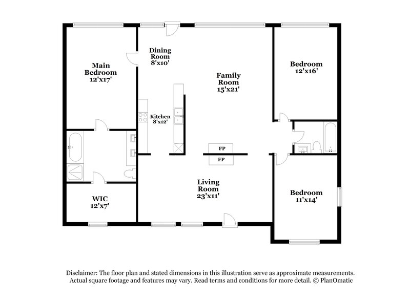 1,895/Mo, 1106 Hampton Dr Forney, TX 75126 Floor Plan View