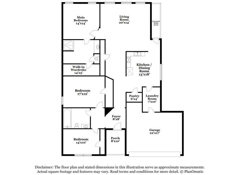2,370/Mo, 272 Jefferson Ln Fate, TX 75189 Floorplan View