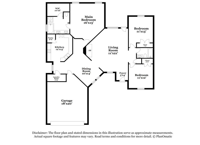 2,585/Mo, 1206 Beacon Hill Dr Midlothian, TX 76065 Floor Plan View