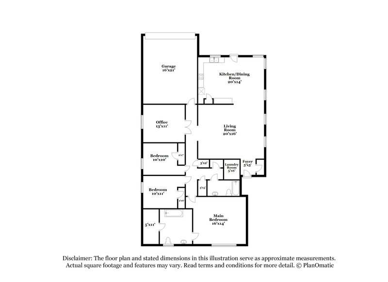 2,390/Mo, 1333 Fox Glenn Cedar Hill, TX 75104 Floorplan View