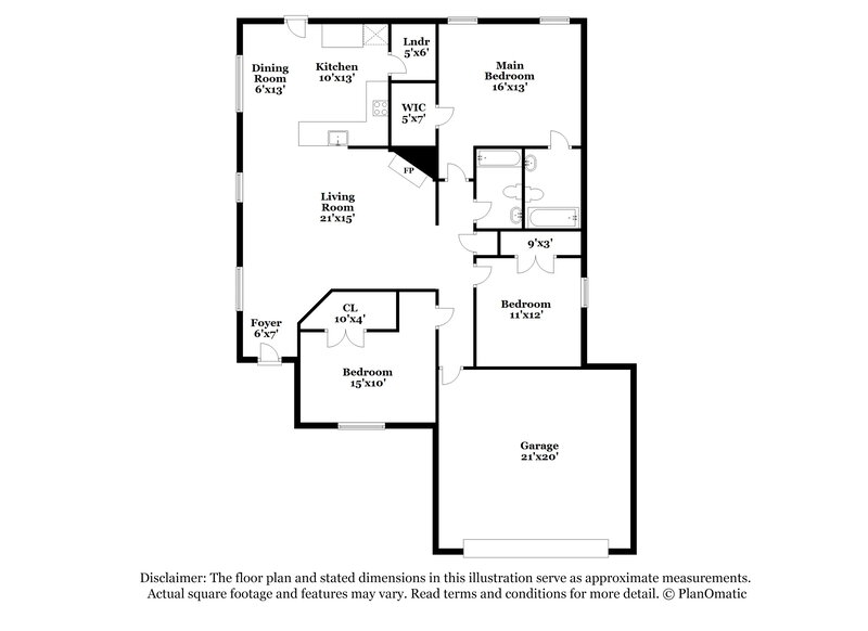 2,180/Mo, 8725 Hunters Trl Fort Worth, TX 76123 Floor Plan View