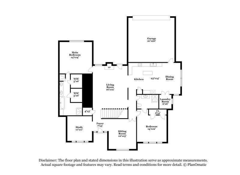 2,745/Mo, 617 Fern Dr Desoto, TX 75115 Floor Plan View