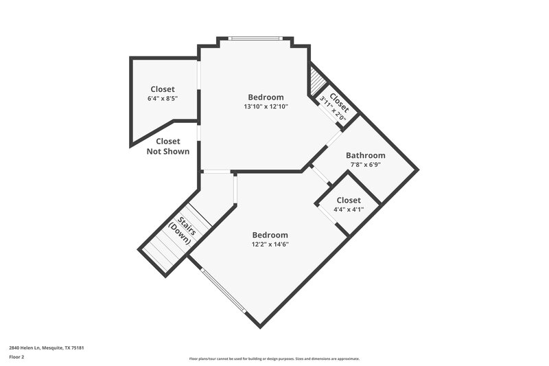 2,150/Mo, 2840 Helen Ln Mesquite, TX 75181 Floor Plan View 2