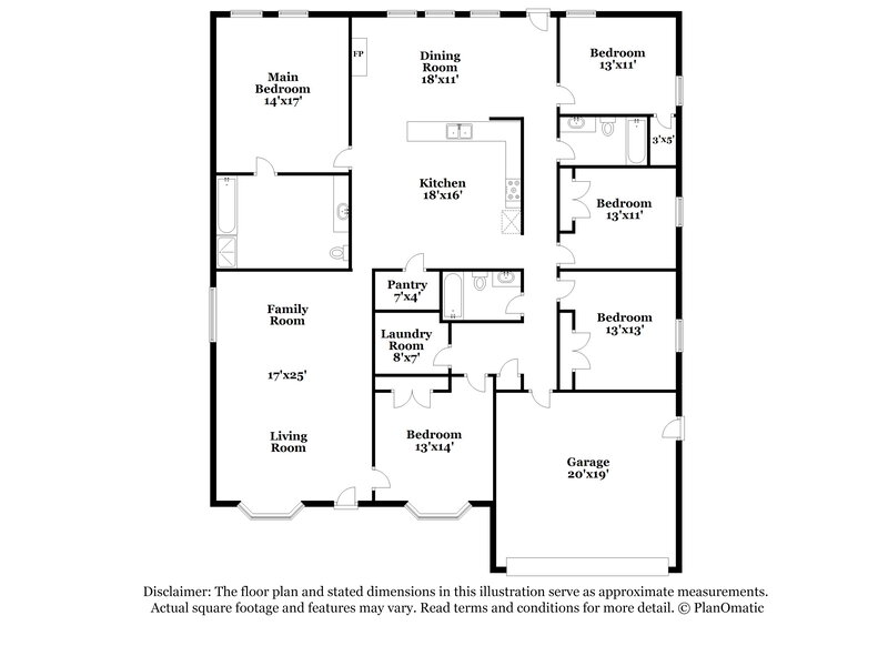 2,670/Mo, 1108 Bainbridge Ln Forney, TX 75126 Floor Plan View