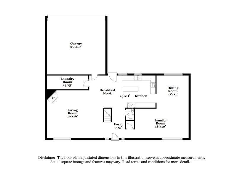 2,580/Mo, 1530 Aberdeen Dr Lancaster, TX 75134 Floor Plan View