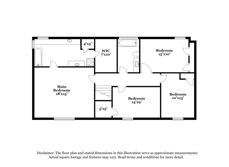 2,580/Mo, 1530 Aberdeen Dr Lancaster, TX 75134 Floor Plan View 2