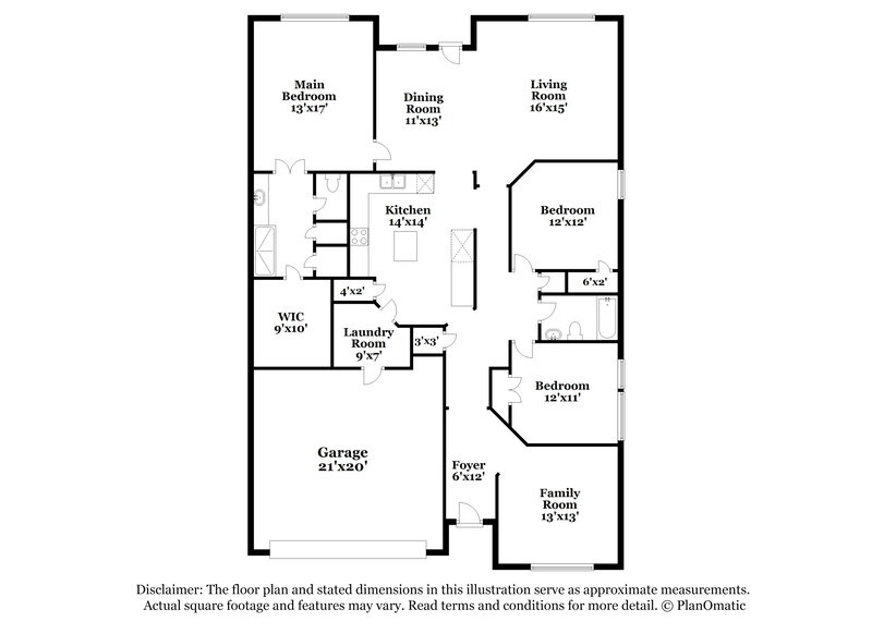 1,935/Mo, 9909 Amaryllis Ln Fort Worth, TX 76108 Floor Plan View