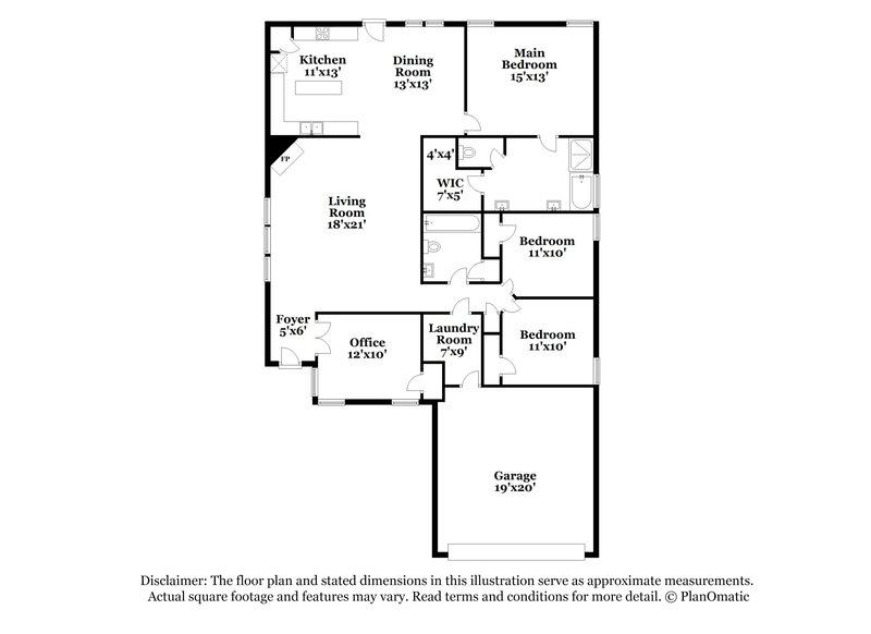 2,390/Mo, 3913 Silver Springs Dr Fort Worth, TX 76123 Floor Plan View