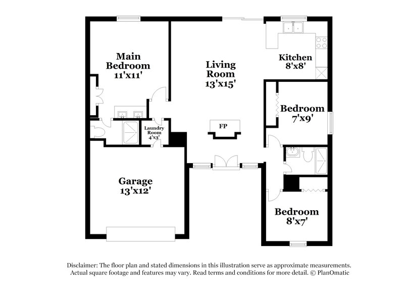 2,165/Mo, 624 Carl C Senter St Forney, TX 75126 Floor Plan View