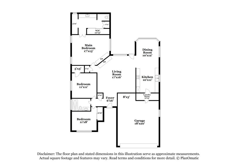 2,555/Mo, 434 Windhurst Dr Grand Prairie, TX 75052 Floor Plan View