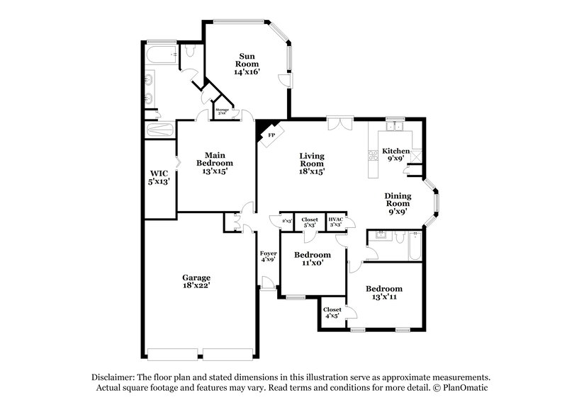 2,325/Mo, 4214 Ticino Valley Ct Arlington, TX 76016 Floor Plan View