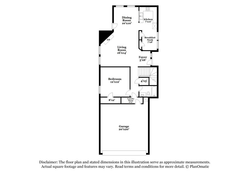 2,190/Mo, 1130 Colbert Ln Duncanville, TX 75137 Floorplan View
