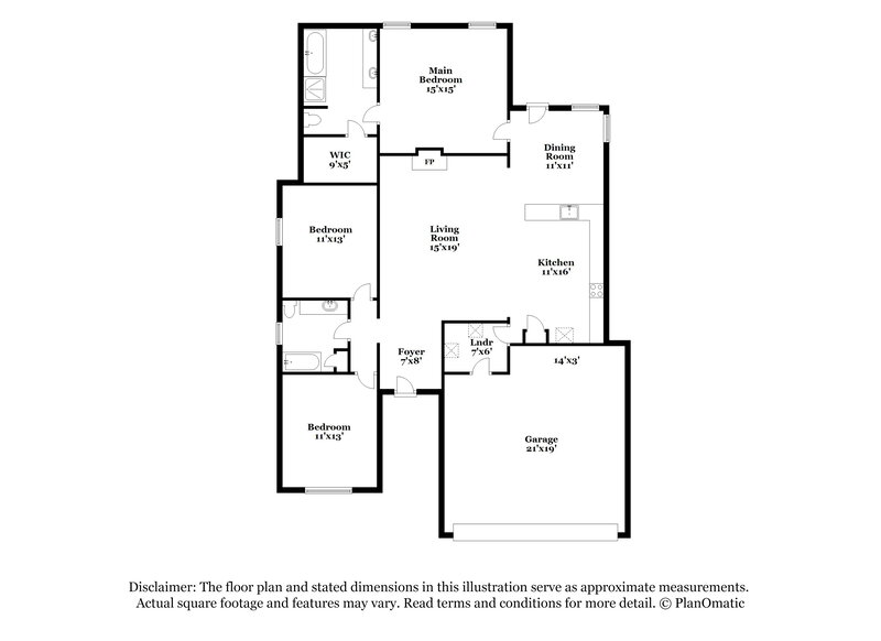 1,815/Mo, 705 Orchid Blvd Royse City, TX 75189 Floor Plan View