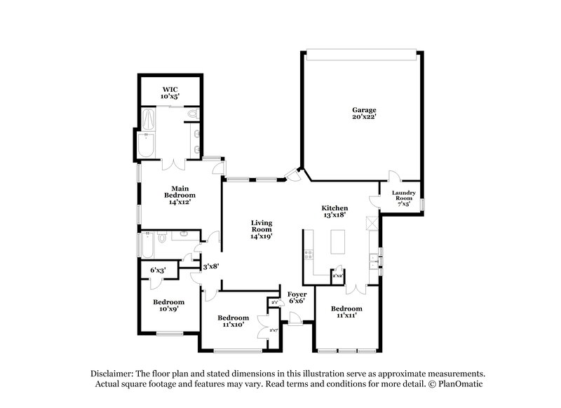 2,370/Mo, 1029 Hampshire Ln Cedar Hill, TX 75104 Floor Plan View