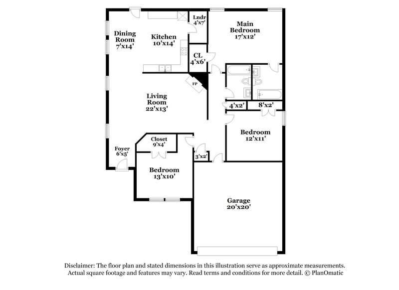2,060/Mo, 732 Granite Ridge Dr Fort Worth, TX 76179 Floorplan View